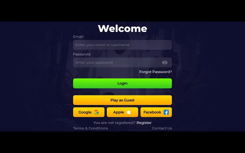 BananaBets Social Casino homepage