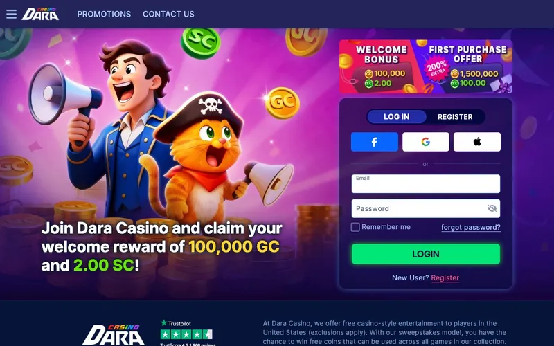 Dara Casino login