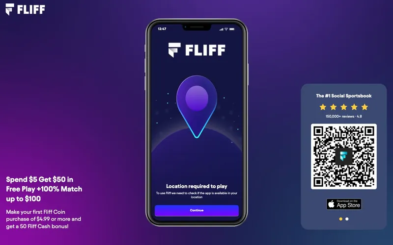 Fliff homepage