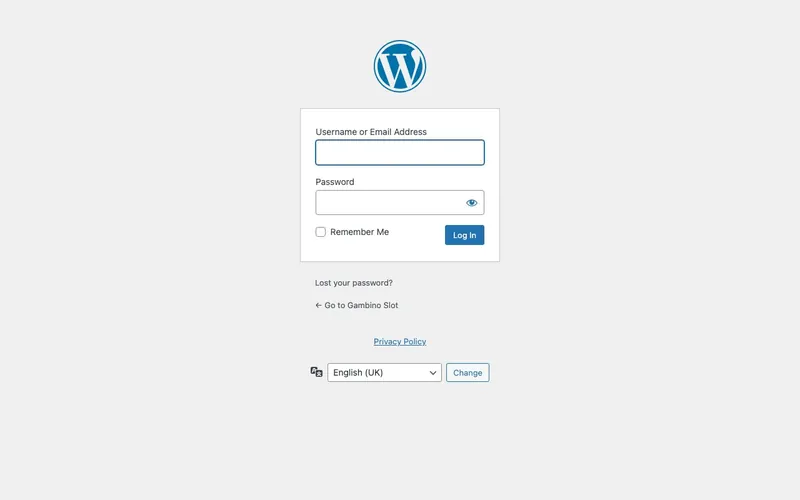 Gambino Slots login
