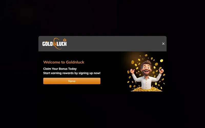 GoldNLuck Casino homepage