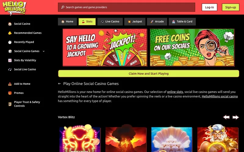 Hello Millions Casino games