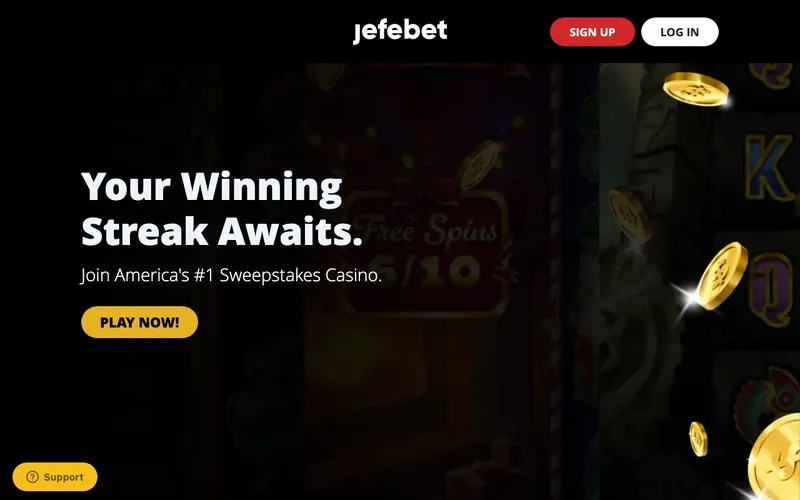 JefeBet Casino homepage
