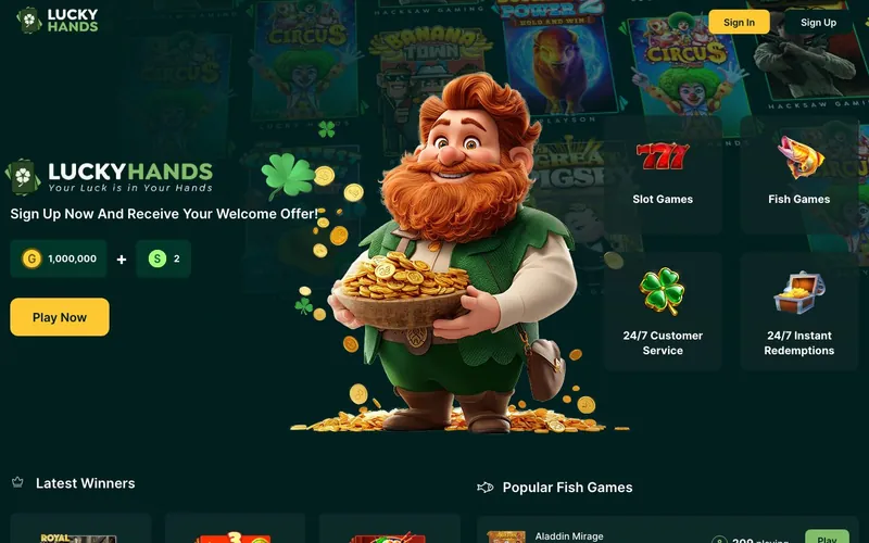 Lucky Hands Casino promotions