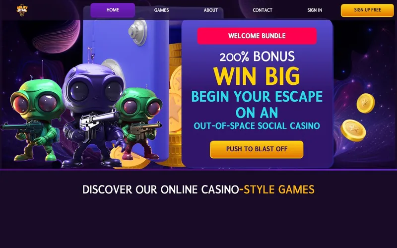 Milky Star Slots homepage