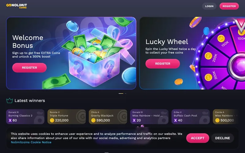 NoLimitCoins Casino promotions