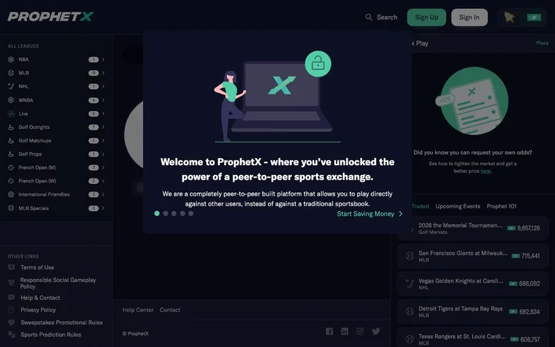 ProphetX games
