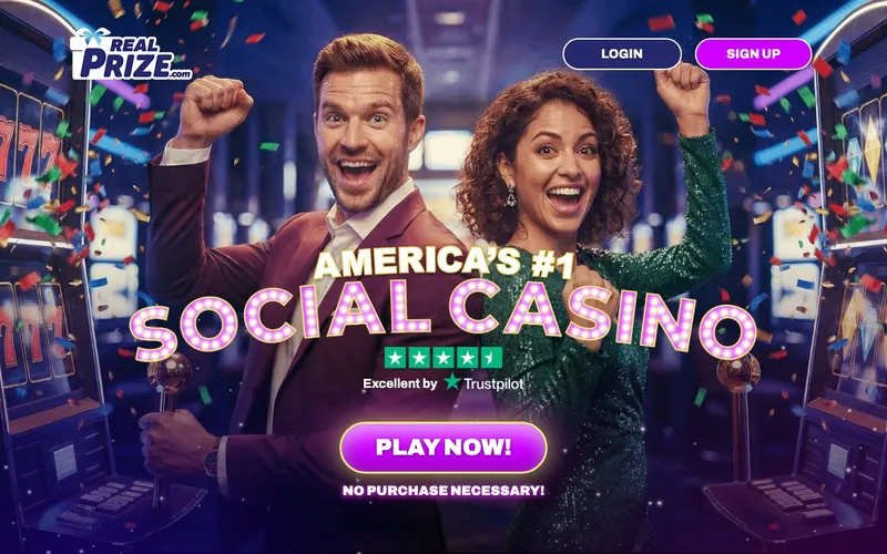 RealPrize Casino homepage
