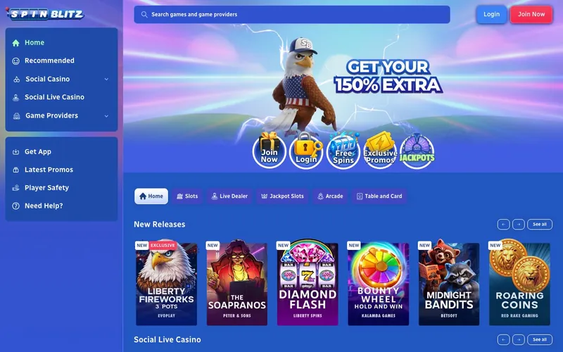 Scratchful Casino homepage
