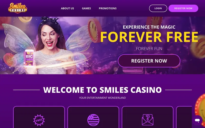 Shweeps Casino homepage