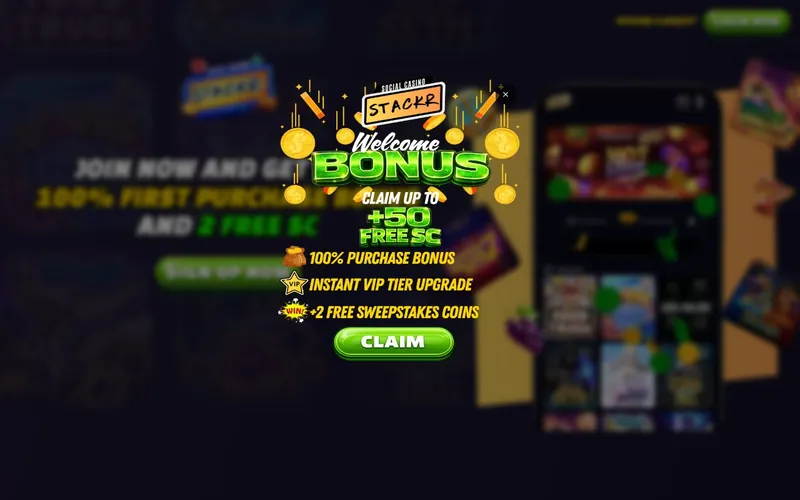 Stackr Casino homepage