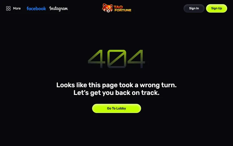 TaoFortune Casino login
