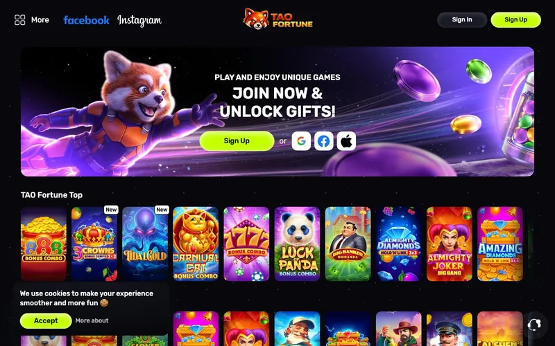 TaoFortune Casino promotions