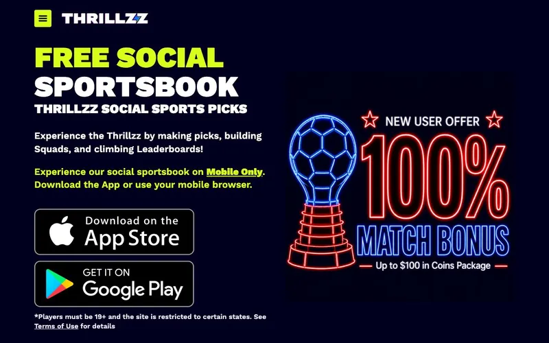 Thrillzz homepage