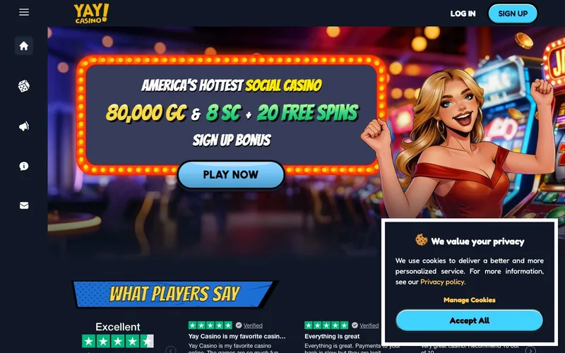 YayCasino.us homepage