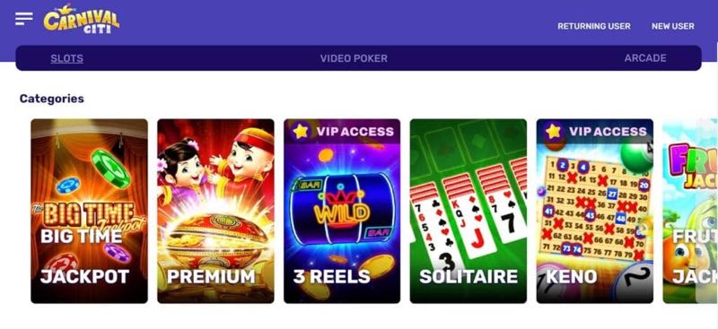 Carnival Citi Casino-Style Games Carnival Citi Casino-Style Games
