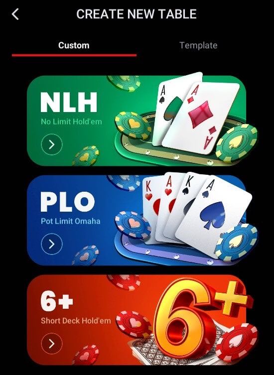 ClubGG Poker Casino-Style Games