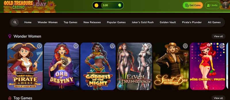 Gold Treasure Casino-Style Games Gold Treasure Casino-Style Games