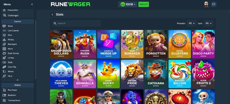 Runewager Casino-Style Games Runewager Casino-Style Games