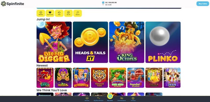 Spinfinite Social Casino-Style Games Spinfinite Social Casino-Style Games