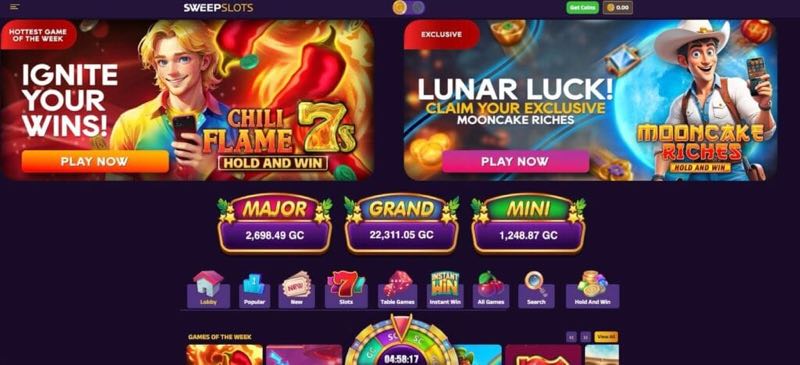 SweepSlots Casino-Style Games SweepSlots Casino-Style Games